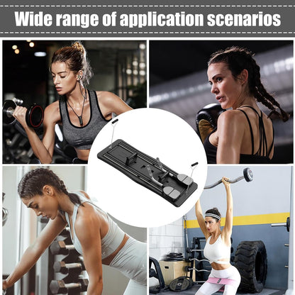 Pilates Balance Board, Core Strength Trainer, Multipurpose Home Fitness Equipment, Stability Workout, Portable Exercise Gear for Women and Men, 38,19 x 16,14 x 1,12 Inches
