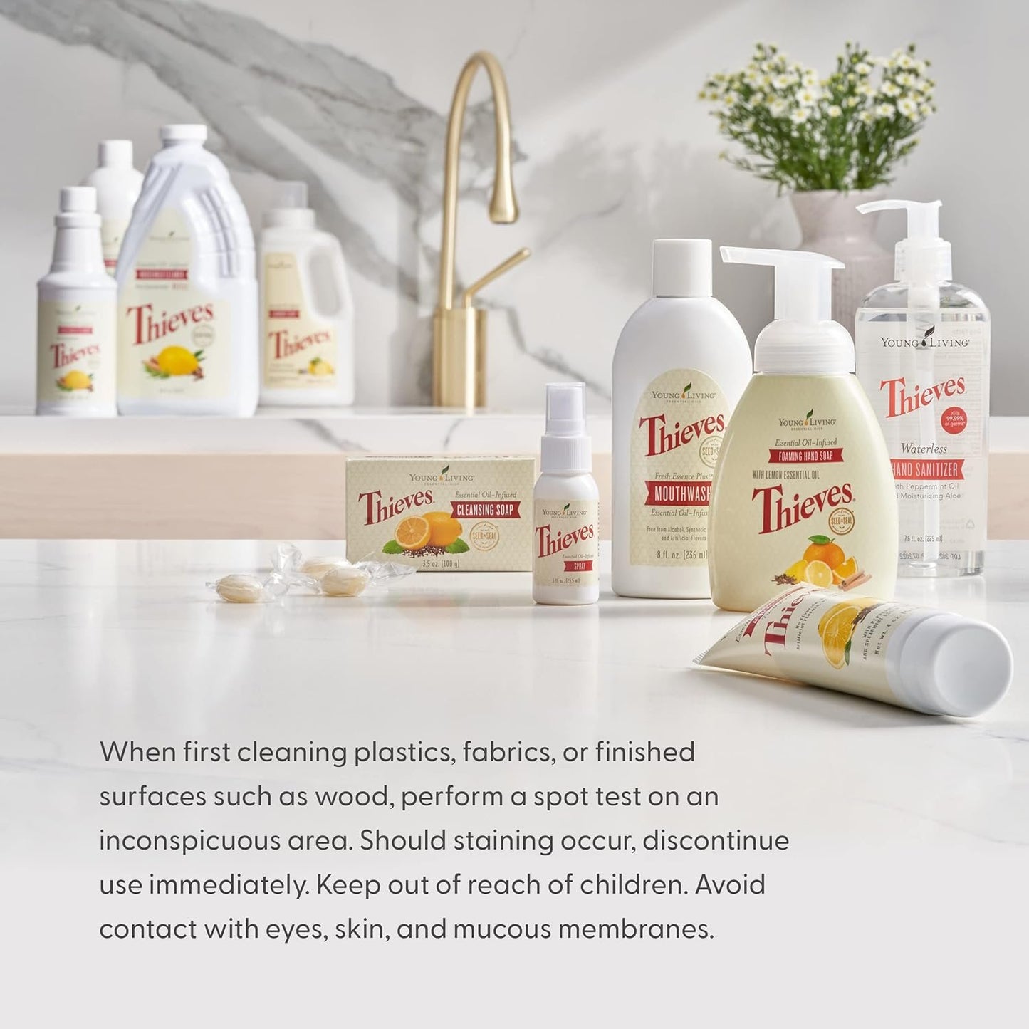 Thieves Household Cleaner 14.4 fl.oz. by Young Living Essential Oils - TWO (2) PACK