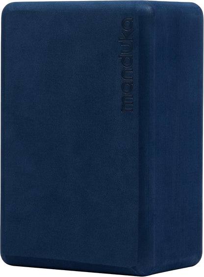 Manduka Yoga Block - Yoga Prop and Accessory, Good for Travel, Comfortable Edges, Lightweight, Firm