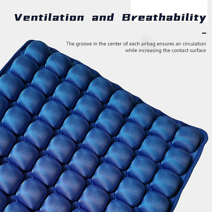 Sondur Travel Cushion,2025 New 3D Self-Inflatable Air Cell Seat Cushion for Pressure Relief, Portable Office, Wheelchair, Car Seat Cushion(Blue)