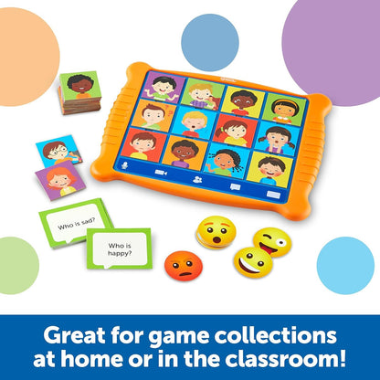 Learning Resources Who's Feeling What? 49 Pieces, Age 3+ Social Emotional Learning Games, Communication Games for Kids, Emotion Toys