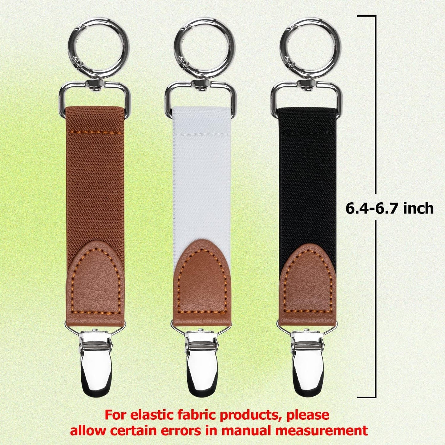 Nearockle 3Pcs Hat Clip for Travel Handbag Backpack Luggage,Elastic Cap Clip Hat Companion for Women,Travel Accessory