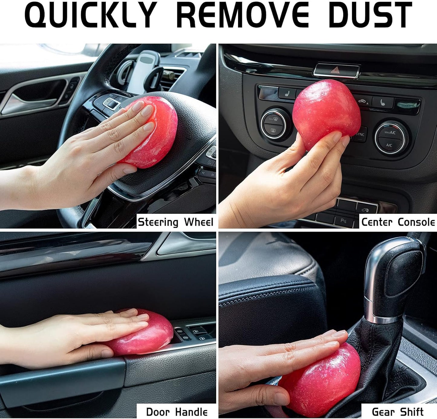 TICARVE Car Cleaning Gel Car Detailing Putty Car Cleaning Putty Gel Auto Detailing Tools Car Interior Cleaner Car Cleaning Kits Cleaning Slime Car Assecories Keyboard Cleaner Rose