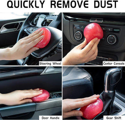 TICARVE Car Cleaning Gel Car Detailing Putty Car Cleaning Putty Gel Auto Detailing Tools Car Interior Cleaner Car Cleaning Kits Cleaning Slime Car Assecories Keyboard Cleaner Rose