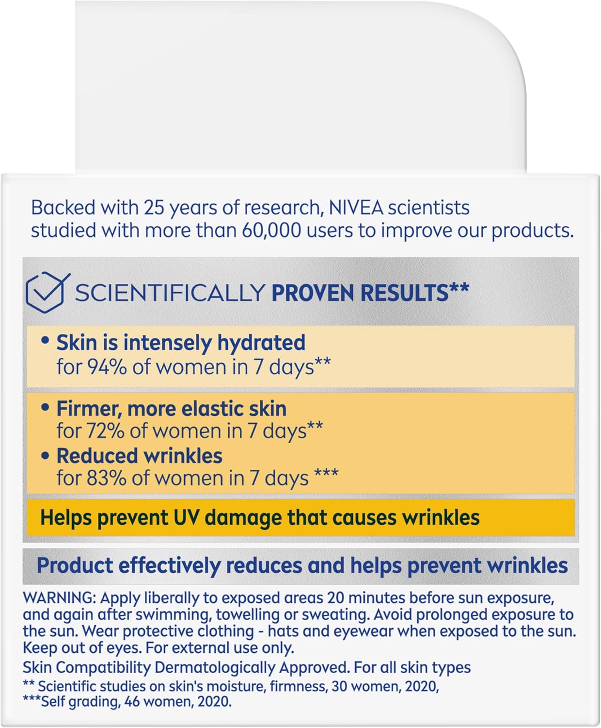 NIVEA Q10 Anti-Wrinkle Firming Day Cream SPF 30 50ml | With Q10 & Creatine | Anti-Ageing Moisturiser | With UVA/UVB Protection | Reduces & Prevents Wrinkles | 24-Hour Hydration