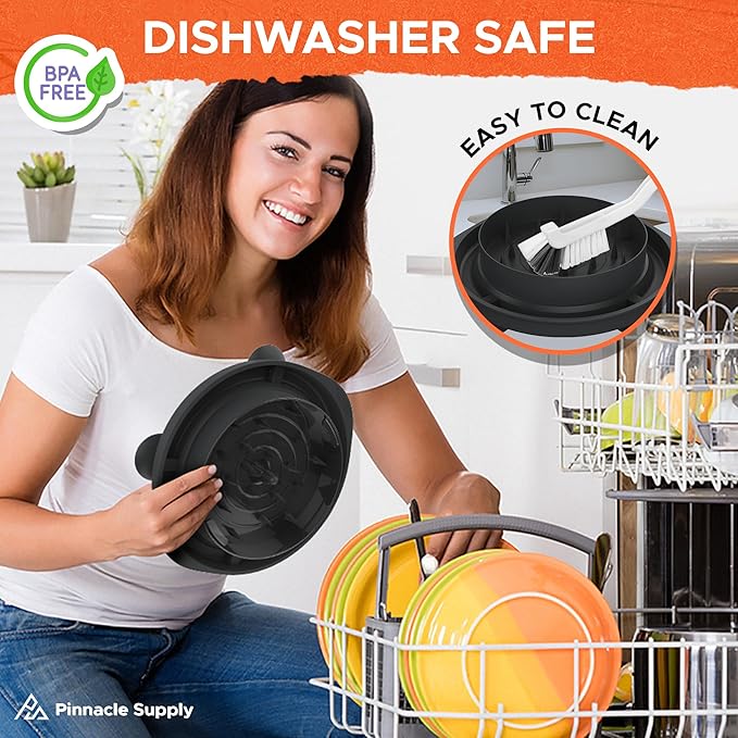Chicken Shredder Tool with Suction Cups, Tongs & Cleaning Brush - Large 12" Meat Shredder Tool with Anti-Slip Base - Efficient Chicken Breast Shredder - BPA Free Food Shredder - Pulled Pork Shredder