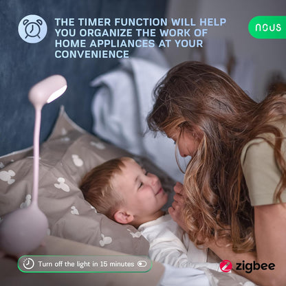 NOUS A1Z ZigBee Smart Socket, Compatible with Alexa, Google Assistant, Home Assistant, Tuya, Smart Home Automation with Energy Monitoring, Smart WiFi Sockets for Home Automation, 2MQTT