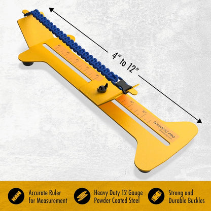 SpeedyJig PRO Paracord Bracelet Kit & Jig | Adjustable Frame | Craft 4” to 12” Survival Bracelets, Jewelry, Keychains | Craft Idea for Adults & Children | Includes Cords & Buckles | USA Made