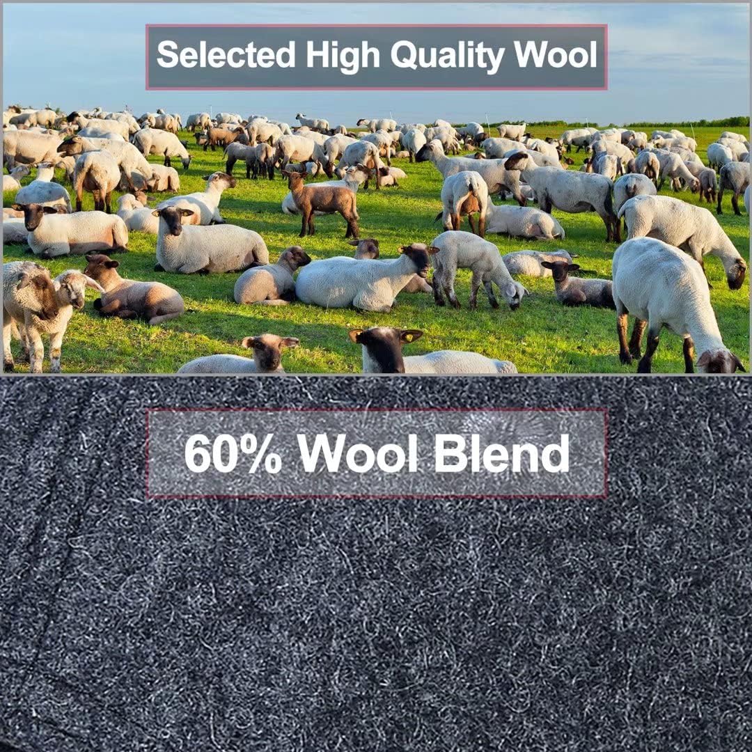 GADIEMKENSD Caps for Baseball Wool Fabric Structured Hat Autumn Winter Unisex