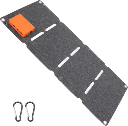 Solar Charging Bag,Solar Power Charging Bag Phone Charger - Camping Solar Charger, Charging Panel Power Bank, Folding Bag Monocrystalline Solar Panel Waterproof