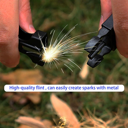 compact 5-in-1 multifunctional outdoor tool:|knife, compass, flint & whistle -|essential camping gear & survival kit, perfect as amazon fire stick companion
