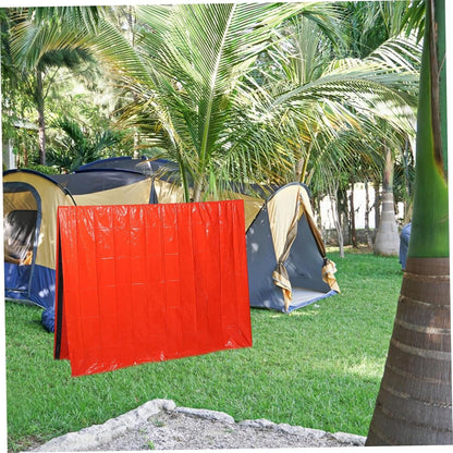 FOYTOKI 1 Set Survival Tent with Thermal Insulation Blanket Emergency Shelter for Camping Hiking Compact Easy Setup Portable Protection Gear Essential Emergency Supplies