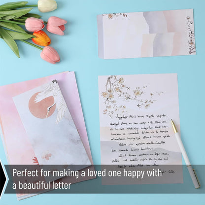 Mr. Pen- Stationery Writing Paper Set With Envelopes, 30 Letter Papers + 18 Envelopes, Cute Set for Writing Letters