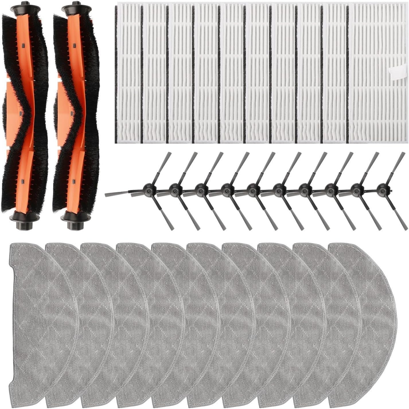 Cleaning Essentials - Parti di ricambio per aspirapolvere IMOU RV1 Pro Series, spazzole e filtri inclusi