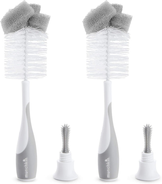 Munchkin® Sponge™ Bottle Brush, 2 Pack, Grey
