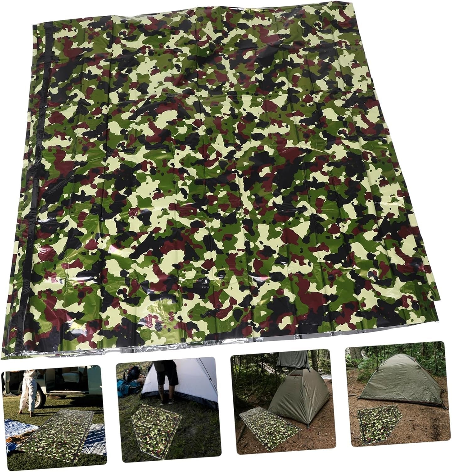 YARNOW Camping Equipment Emergency Blanket for Cold Weather Thermal Tent for Outdoor Adventure