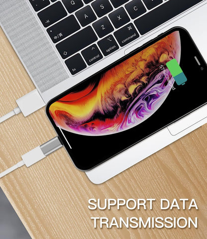 Micro USB Female to Lightning Male Adapter(3pack)Android Charge Cable Port Connector for Apple iPhone 11 12 13 14 Pro Max Mini Xs Se 7 6 X 8 Plus Ipad Charging Cord Data Sync Charger Converter Dongle