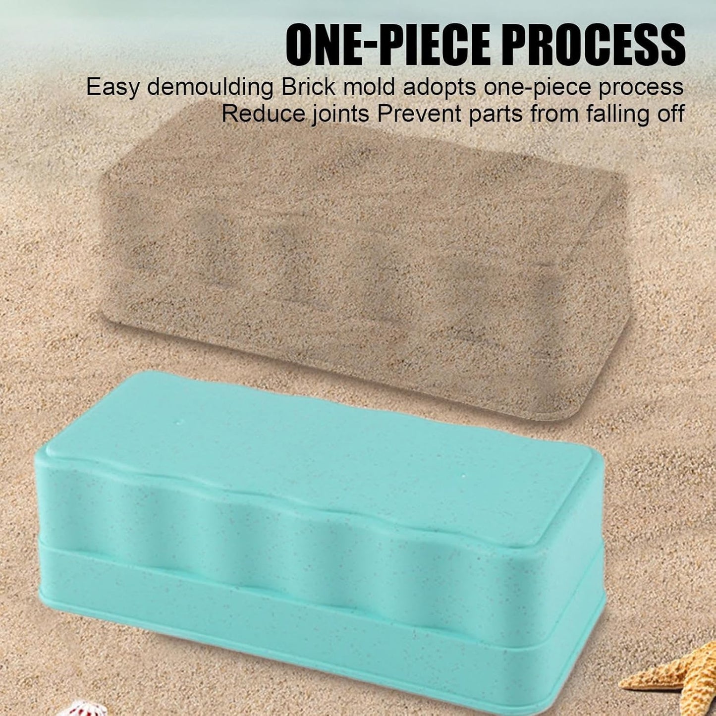 Beach Toys, Lightweight Beach Games, Multi-Functional Educational Shovel Brick Model, Summer Vacation, Poolside Play, And Water Park Adventures