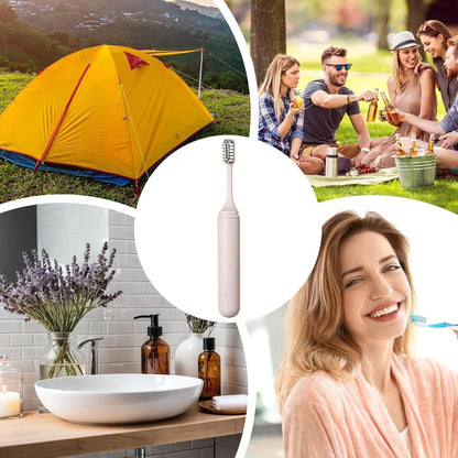 Travel Toothbrush - Portable Folding Toothbrush | Travel Accessories | Small And Dustproof | Soft Bristles Toiletries With Detachable Head | Portable Cleaning Tools For Traveling Backpacking