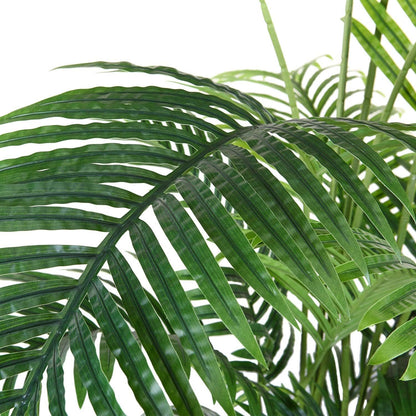 Fopamtri Artificial Areca Palm Plant 4.6 Feet Fake Palm Tree with 15 Trunks Faux Tree for Indoor Outdoor Modern Decor Feaux Dypsis Lutescens Plants in Pot for Home Office,Decor Pot is NOT Included