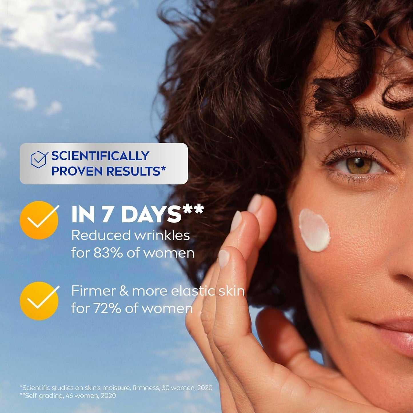 NIVEA Q10 Anti-Wrinkle Firming Day Cream SPF 30 50ml | With Q10 & Creatine | Anti-Ageing Moisturiser | With UVA/UVB Protection | Reduces & Prevents Wrinkles | 24-Hour Hydration