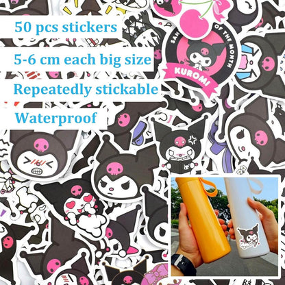 Koiswim Cute Kawaii School Supplies Stationery Gift Set, Including Gel Pens Notebook Pencil Cse Stickers Pins Badge Lanyard Sticky Note Bookmark (K)
