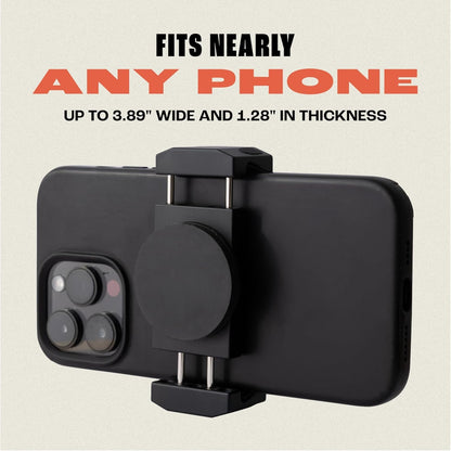 Freakmount - 2.0 Magnetic Motorcycle Phone Mount - Compatible with Harley Davidson - Premium Billet Aluminum Holder for Gas Tank - High-Speed Magnet Accessories - Fits Most Phones, Black