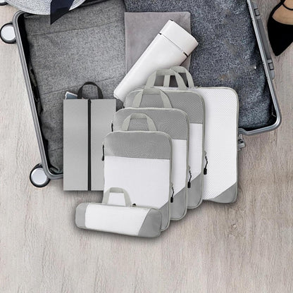 Gralara Ultimate Travel Packing Cubes Set for Seamless Organization, White