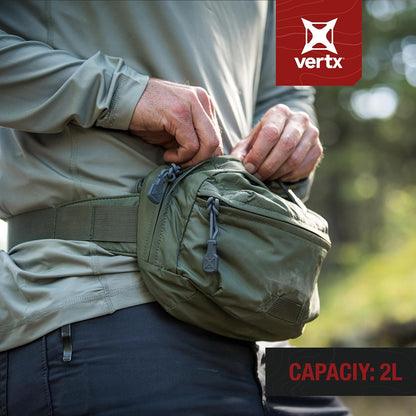Vertx Mens Long Walks Mp 2l Tactical Waist Fanny Pack Concealed Carry Gear Bag for Travel, CCW, EDC Work Waist Pack