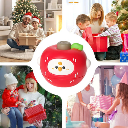 Nuytghr Rotating Top, Cartoon Fruit, 6.5x5.8x5.3cm, Learning Toy, Educational Play, Balance Game, ABS, Lightweight Build, Preschool Classroom, for Home School Activity Use