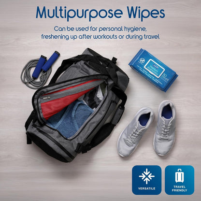 Inspire Adult Wet Wipes, Adult Wash Cloths, Adult Wipes for Incontinence & Cleansing for Elderly, 8"x12" (200 count)