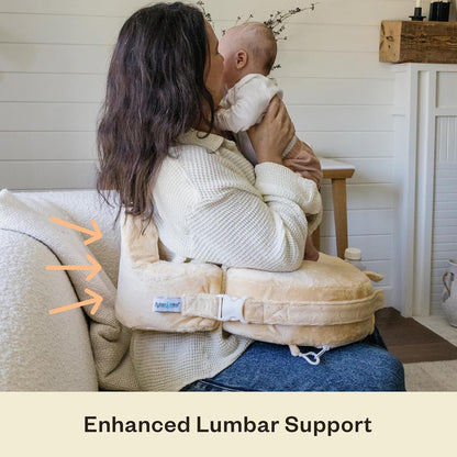 MY BREST FRIEND Super Deluxe Gold Breastfeeding Pillow, Gold, One Size Fits Most (725)