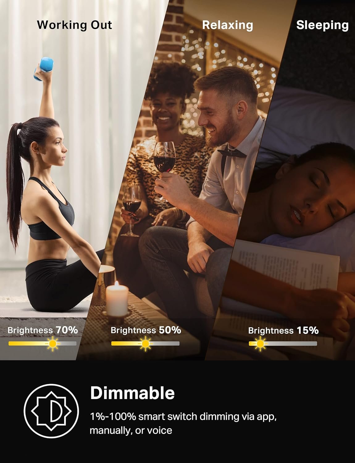 Kasa Smart 3 Way Dimmer Switch KIT, Dimmable Light Switch Compatible with Alexa, Google Assistant and SmartThings, Neutral Wire Needed, 2.4GHz, ETL Certified, No Hub Required, White (KS230 KIT v2)