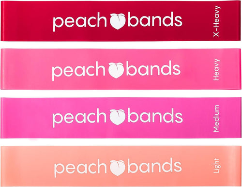 Peach Bands Resistance Bands Set - Exercise Workout Booty Bands for Legs and Glutes