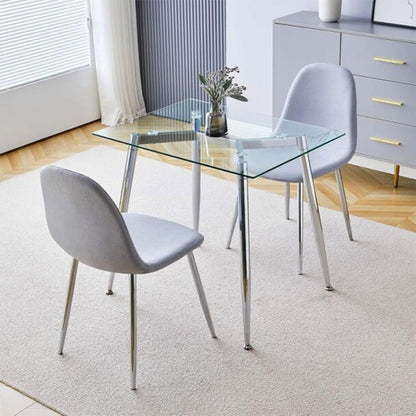 STONELITE FURNITURE 36" Square Tempered Glass Table Top - 1/4" Thick - Perfect for Coffee, Dining & Patio Tables - Office & Home Use