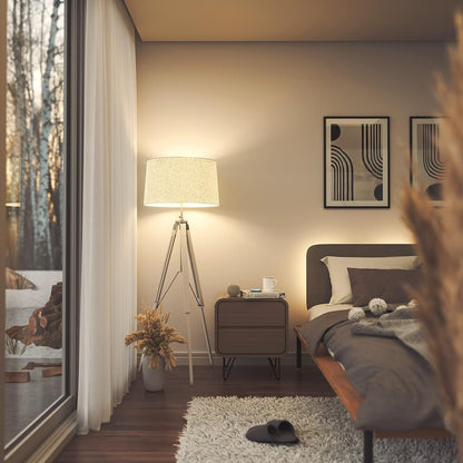 Nanoleaf Matter Essentials E27 LED Bulb, RGBW Dimmable Smart Bulb - Matter Over Thread, Bluetooth Colour Changing Light Bulb, Works with Google Apple, Room Decor & Gaming