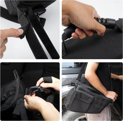 RT-TCZ Trunk Organizer, Driver Side Storage Bag Interior Accessories for 2018-2022 Jeep Wrangler JL 4-Door