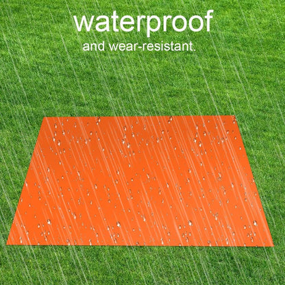 Emergency Blanket Survival Blanket Waterproof Mylar Thermal Tent Foldable Rescue Survival Sheet Reflection Blanket Orange