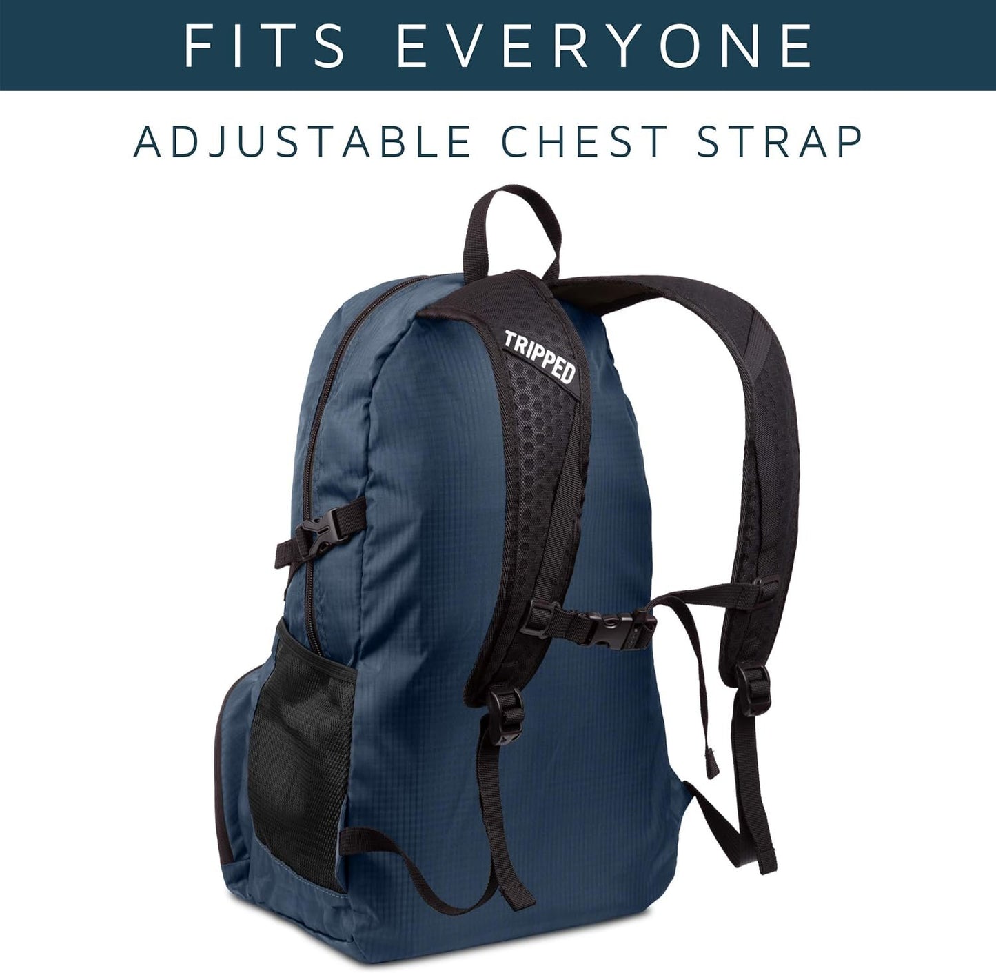 Travel Daybag Hiking Backpack- Best Water Resistant Ultra Lightweight Daypack for Men and Women Blue