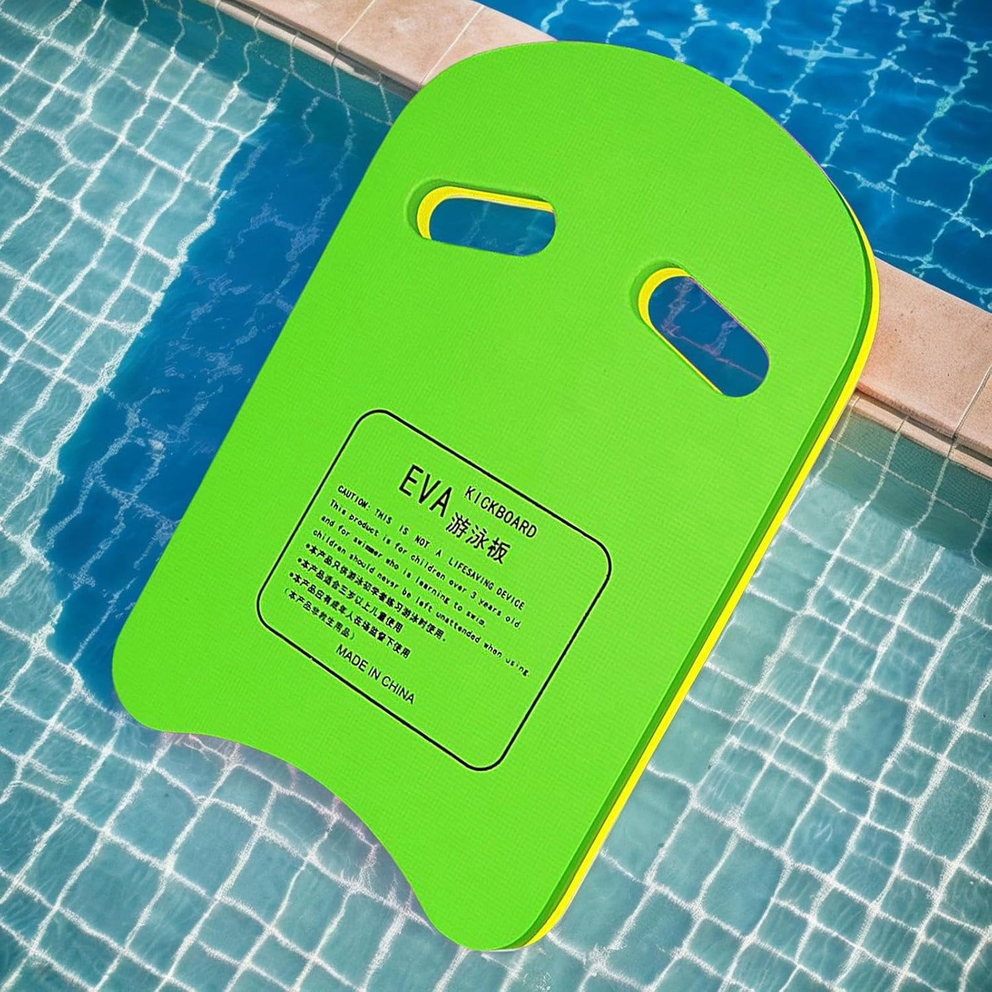 U-Shape Swimming Board, Safety Training Device, 17,72 x 11,42 in Non Slip Flotation Equipment, Water Exercise Fitness Gear, Swim Learning Aid for Beach and Pool Workout Tool