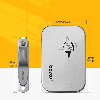 BEZOX Safe Baby Nail Clippers, Small Jaw Kids Nail Clipper Trimmers for, Infants, Child and Toddlers, Precision Nail Grooming Tool for Tiny Fingers and Toes - Silver