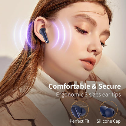 Monster N-Lite 203 AirLinks Wireless Earbuds, Bluetooth 5.3 Headphones with 30H Playback, Type-C Charging, HD Clear Call, IPX6 Waterproof in-Ear Earbuds