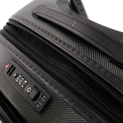 RONCATO Double Premium Expandable Cabin Trolley with Pocket/Backpack for Laptop, anthracite, Hand Luggage