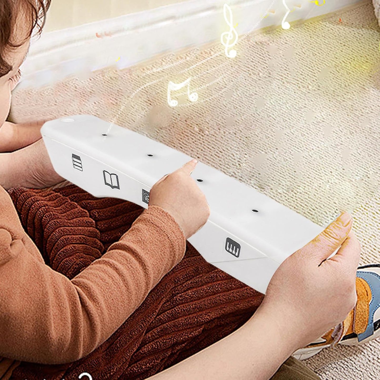 Flashing Light Toy, Gesture Sensing Game, 12,01 x 2,76 x 2,17 pollici, Brain Puzzle Play, Interactive Learning Device, STEM Fun, Cool Stress Relief, ABS Build, for Kids Girls Boys Use