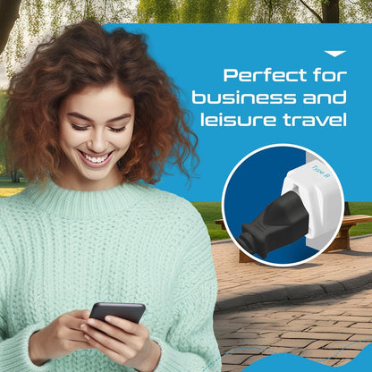 Ceptics Canada to UK, Ireland, UAE Travel Adapter (Type G) - 3 Pack [Grounded & Universal] (GP-7-3PK)