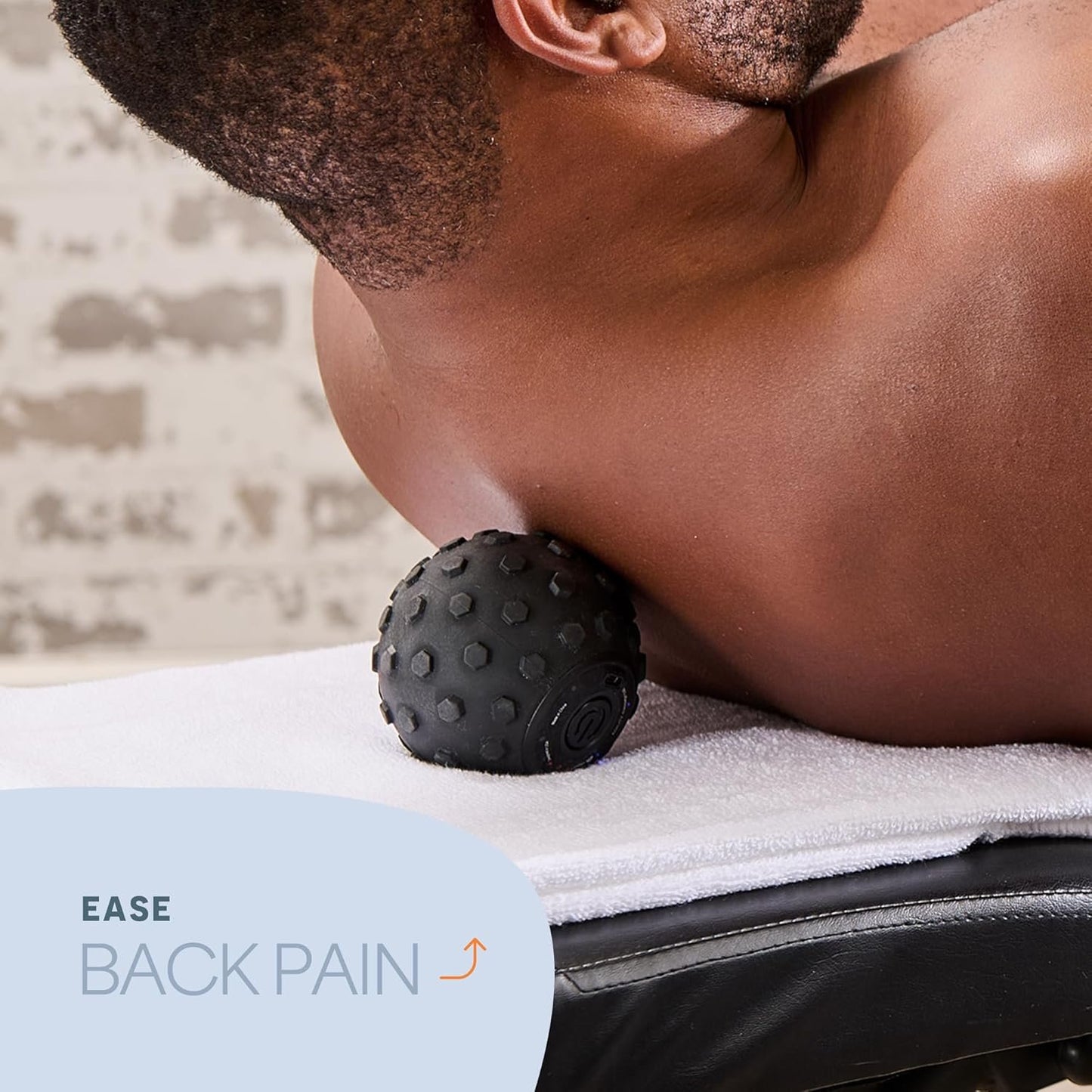 LifePro 4-Speed Vibrating Massage Ball – Trigger Point Lacrosse Ball for Deep Tissue Massage, Recovery & Mobility - Vibrating Ball for Back, Neck and Feet Therapy Massage – Rechargeable Roller