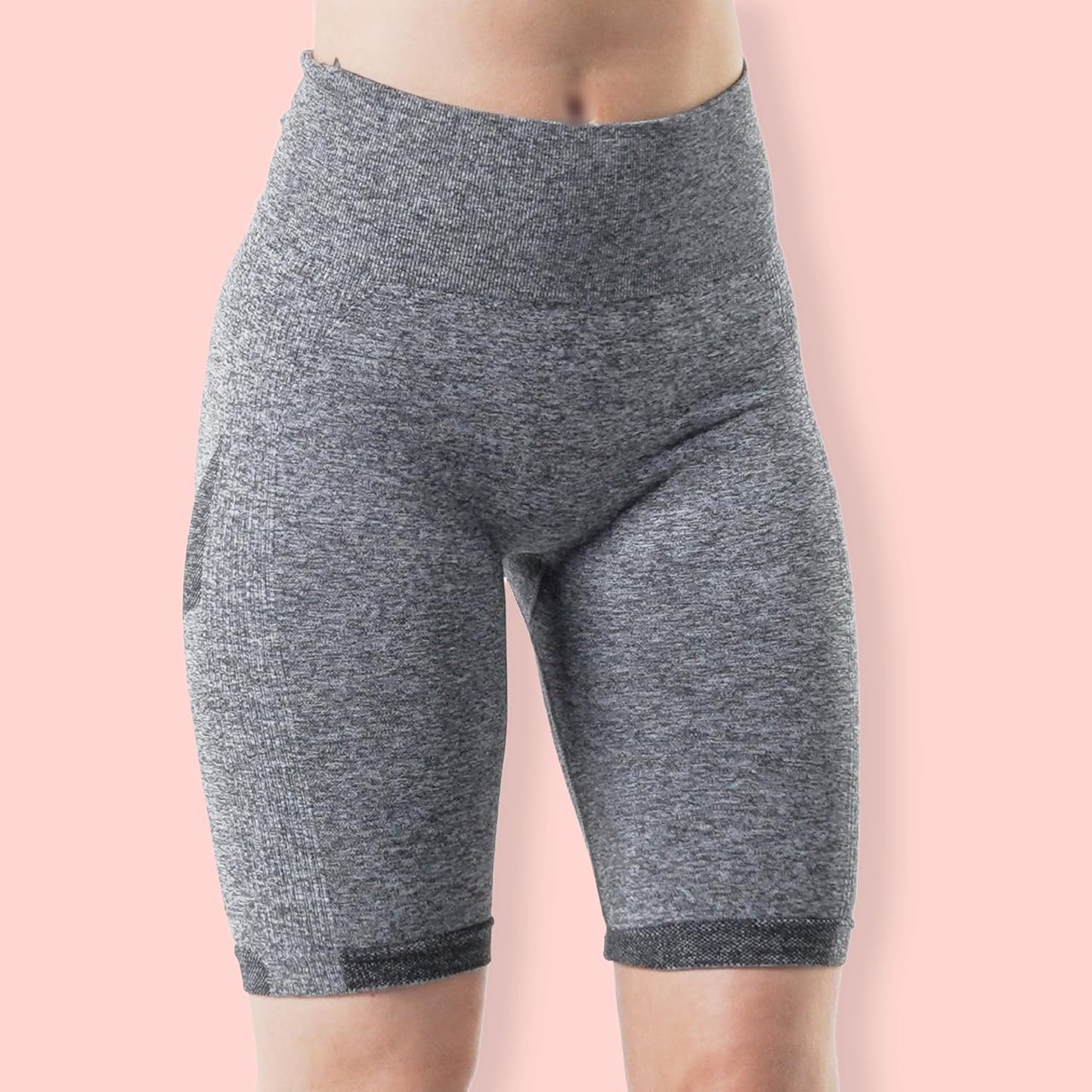 PRIMEWEAR Women's Buttery Soft Biker Shorts 8" High Waisted Yoga Shorts with Tummy Control & Side Pockets Workout Athletic Shorts for Running Cycling & Gym