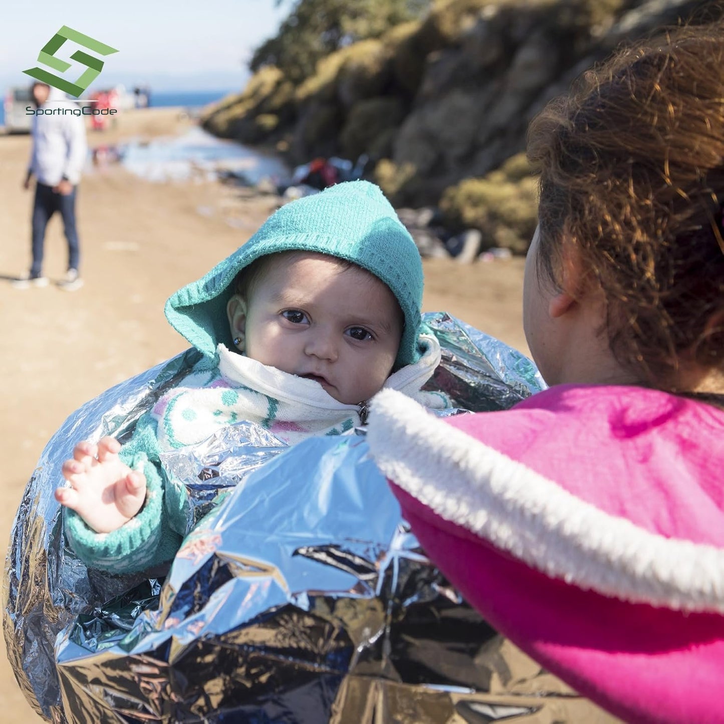 Emergency Thermal Blankets, Survival Reflective Thermal First Aid Foil Blanket for Camping and Emergency