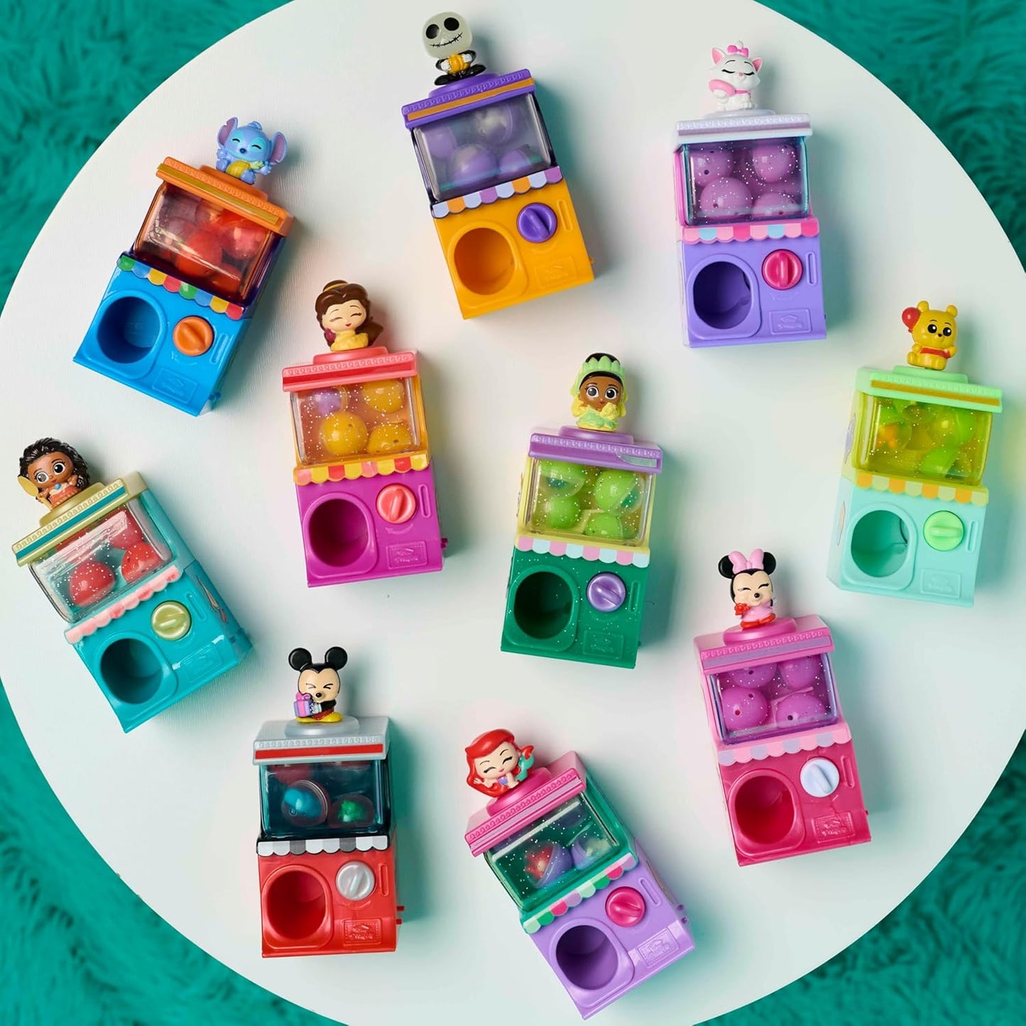 Disney Doorables Squish'Alots Whatcha Gotcha Machines, 6 Surprises Inside, Collectible Figurines, Kids Toys for Ages 5 Up by Just Play