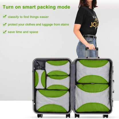 G4Free Packing Cubes 6pcs Set Travel Accessories Organizers Versatile Travel Packing Bags